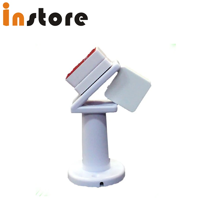 10 pcs/Lot mobile phone security stand anti theft display holder with pull box cable