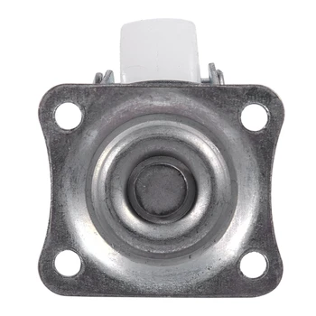 

New 4pcs Swivel Plate 1" Diameter PP Wheel Caster