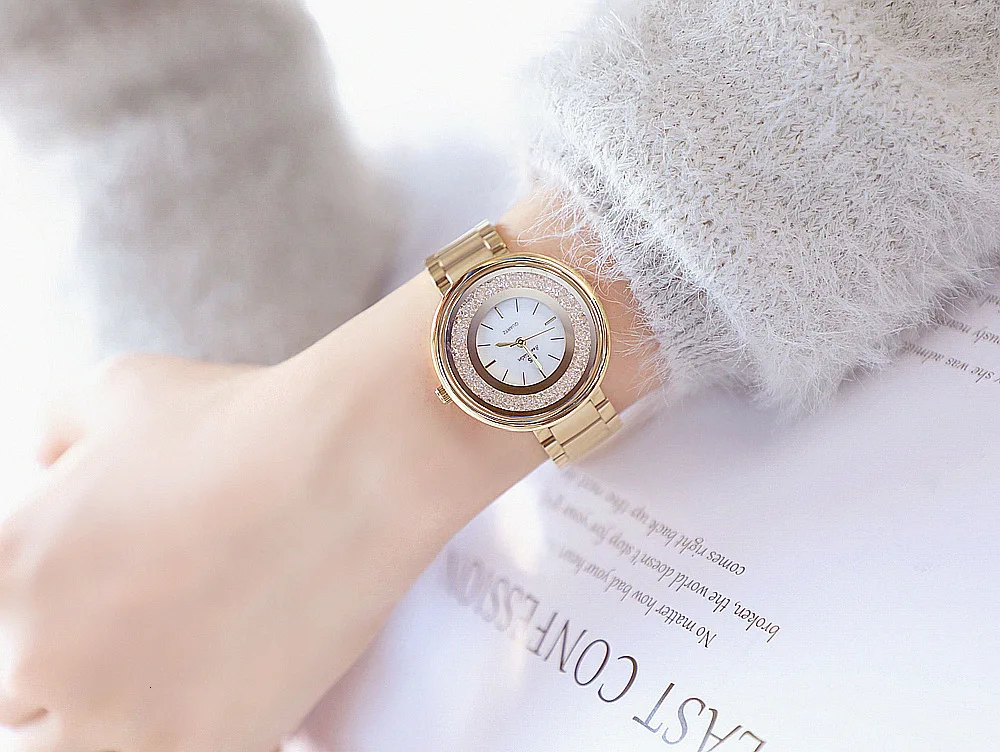 Популярные женские часы с бриллиантами Женские кварцевые часы с бусинами модные роскошные часы relogio feminino erkek kol saati подарок для женщин
