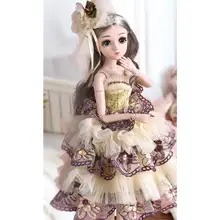 BJD куклы 1/4 SD куклы 18 дюймов 26 шарнирные куклы с одеждой наряд обувь парик волосы макияж лучший подарок для девочек