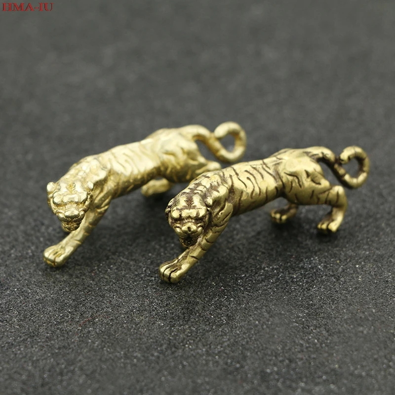 3D Tiger Casting Animal Mini Figurine Sculpture Home Office Room Desktop Decor | Дом и сад