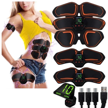 

Electric Abdominal Stimulator Wireless USB Abs Arm Legs Trainer Fitness Exerciser Power Workout Equipment