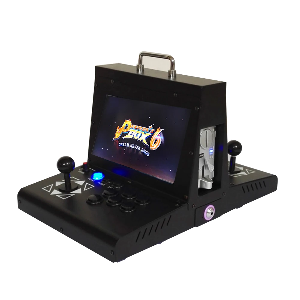 10 дюймовый LCD multi game мини аркадная машина 1300 в 1 pandora box 6|Игры с монетами| |