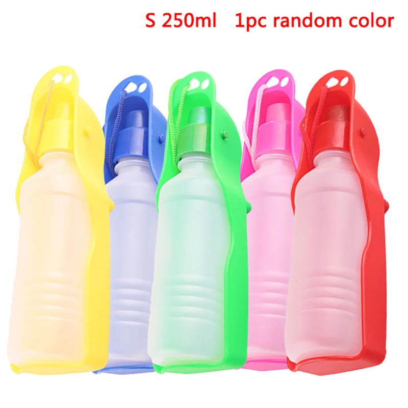 1PC Pet Water Bottle 500ml Foldable Portable Drinking Bottle Travelling Outdoor Drinking Feeder Bowl