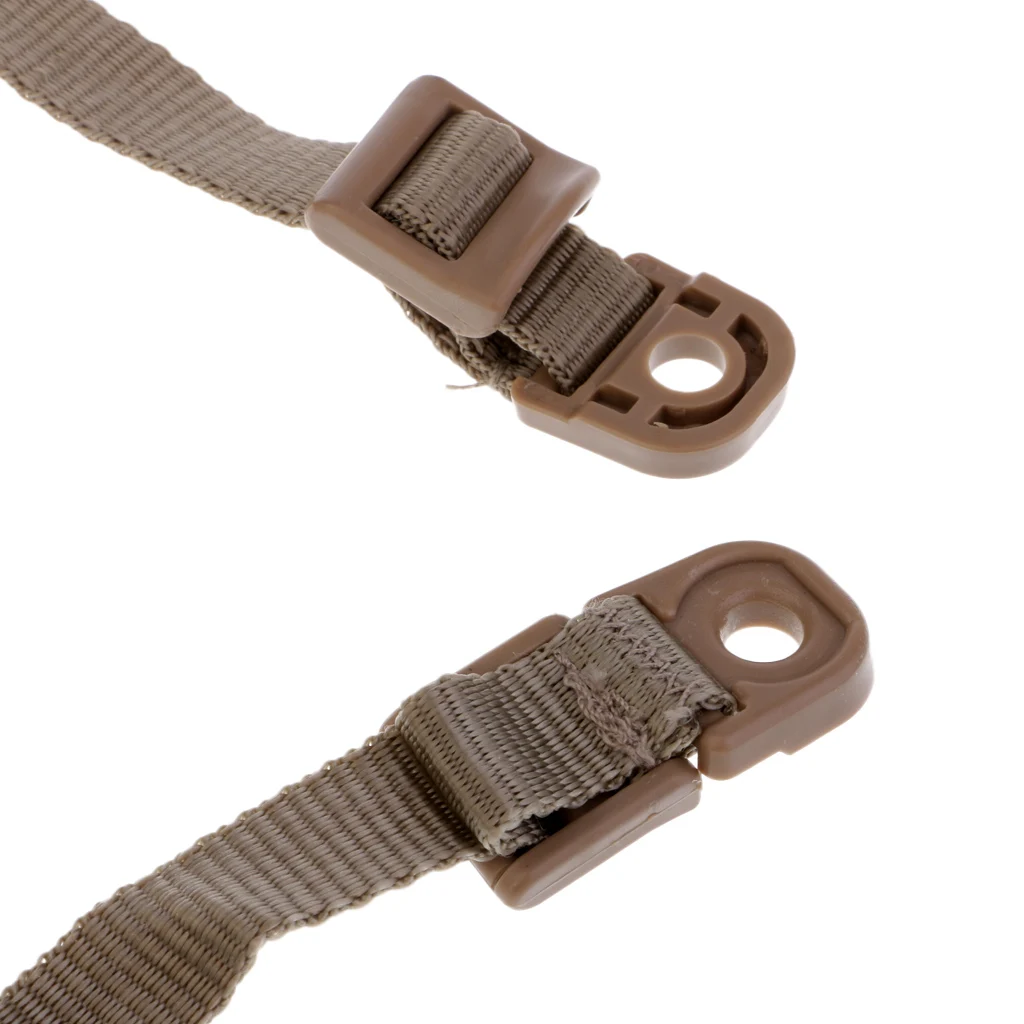 4 Points Helmet Chin Strap w/ Screws & Nuts for Fast ACH MICH Helmet, H-Nape Pad Harness