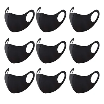 

9pc Unisex Washable Reusable - 3d Design_mask Resist- Mouth Cover Reusable Mouth Caps Washable Mouth Mask masques