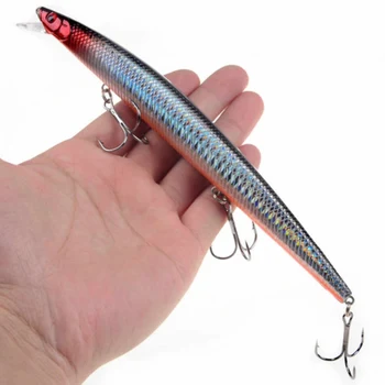 

1 pieces new large Laser minnow fishing lures 18 cm / 24g fishing hard bait pedalboard Isca Artificiais Wobbler swimming bait