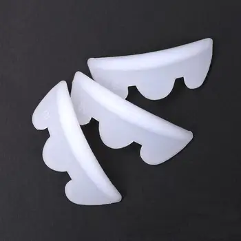 

5 Pair Eyelash Perming Curler Shield Pads Silicone Under Eyelash Pad Reusable False Eyelash Extension Patches for Beauty Salon