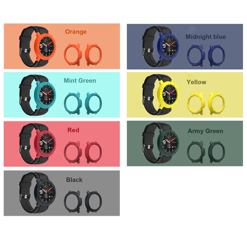 Жесткий защитный чехол для Amazfit GTR 47 мм, Сменный Чехол для часов Xiaomi Huami Amazfit GTR 42 мм, чехол для умных часов