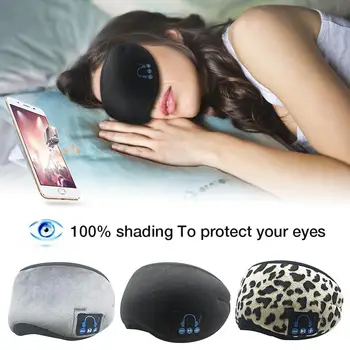 

Bluetooth V5.0 Music Sleeping Wireless Eye Mask Headphone Help Sleep Shading Handsfree Eye Relief Fatigue