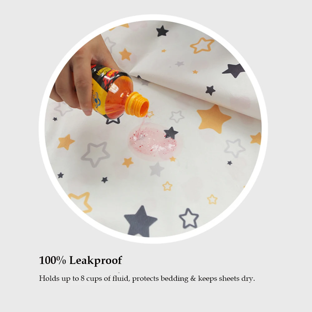 Women Waterproof Menstrual Pad Washable Mattress Pad Reusable Underpad Bed Wetting Incontinence Cover for Baby Toddler and Adult 3