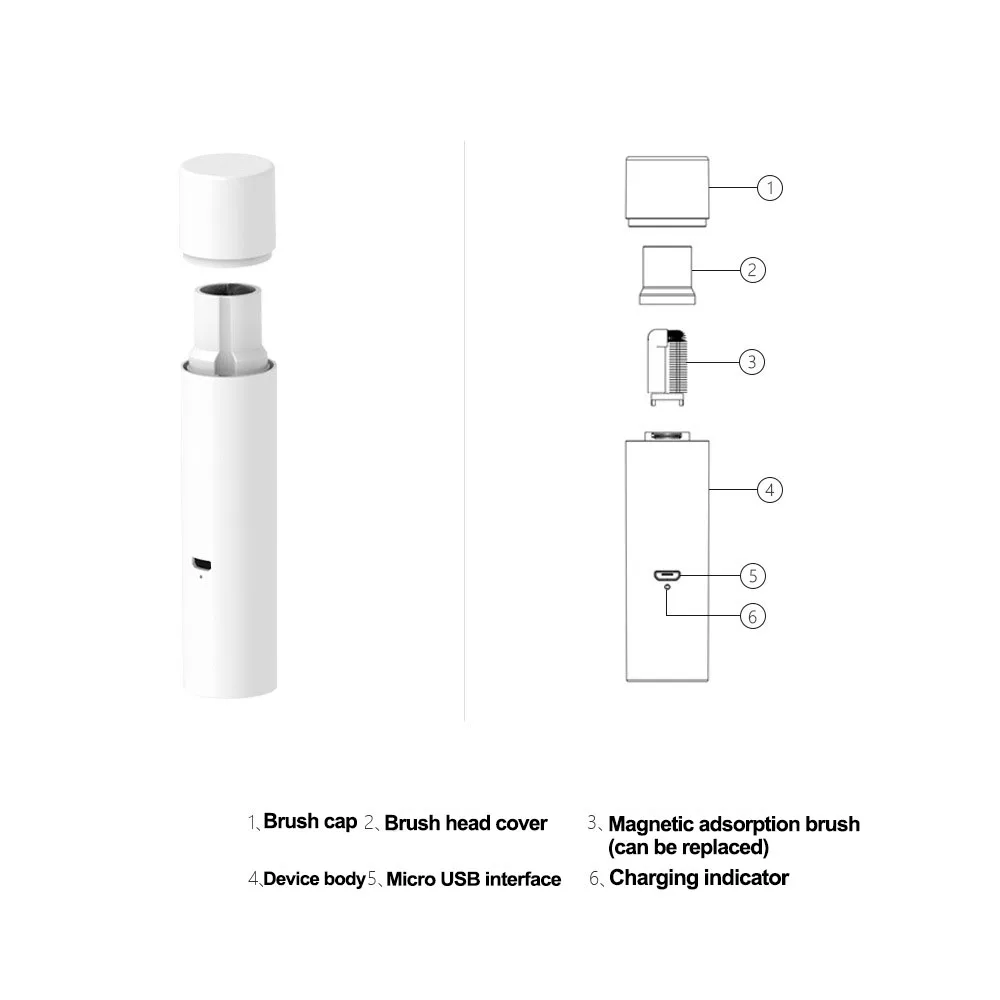 RUORUO Tragbare Elektrische Automatische Reiniger Für IQOS 3DUO Reinigung  Werkzeug Multi-funktionale Sauberen Pinsel für IQOS 3 DUO 2,4 PLUS