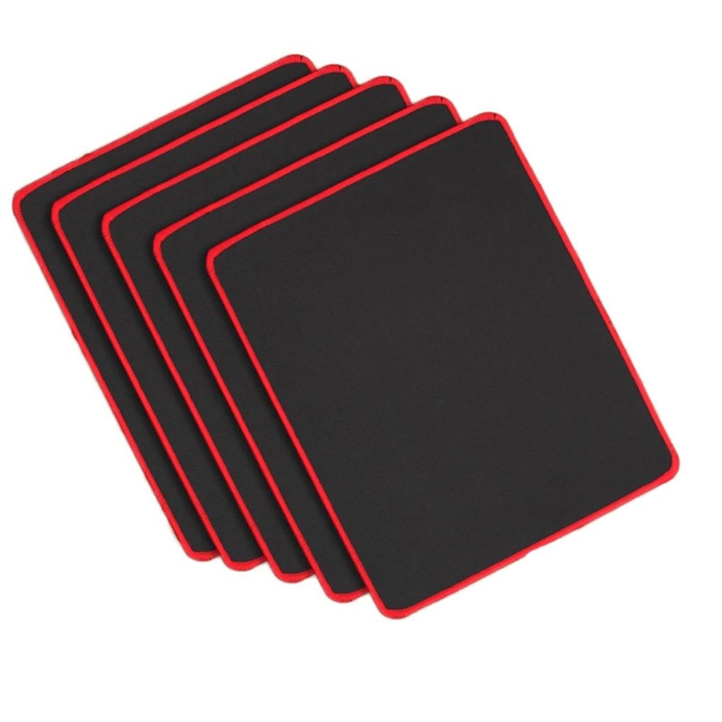 1Pcs Hot Non Slip Wear Resistant Computer Notebook Soft Edge Seamed Mouse Pad Office Rubber Fabric Mat