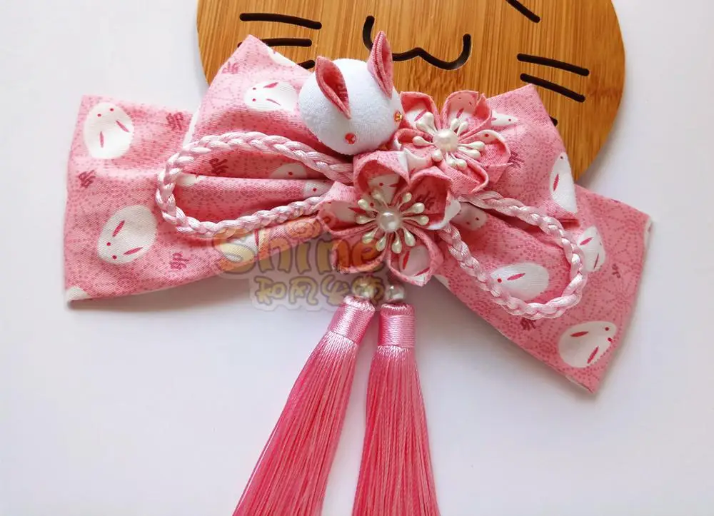 Старинная заколка в Стиле Лолита ручной работы аксессуары для косплея Kanzashi