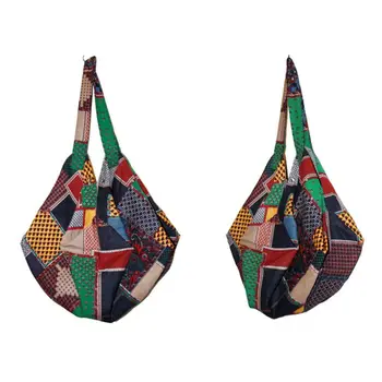 

Casual Retro Print Ethnic Style Shoulder Bag Wild High Capacity Synthetic Purse A69C
