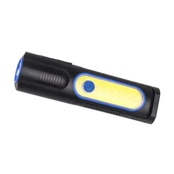 

USB Rechargeable COB LED Work Light Lamp Magnetic Rotatable Flashlight Torch