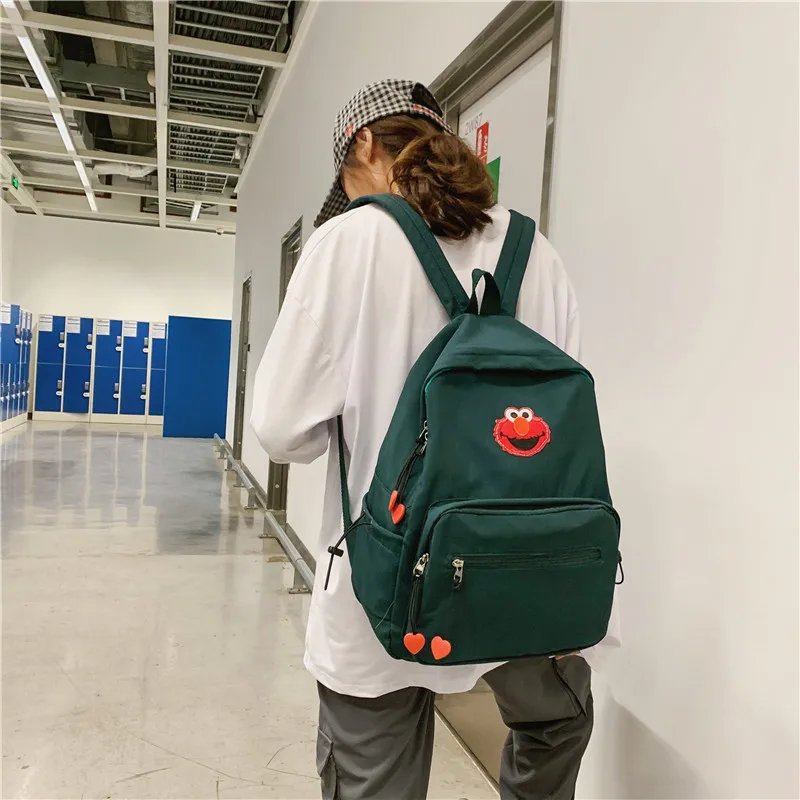 

Backpack Women's 2019 New Style WOMEN'S Bag Korean-style Large-Volume College Style Fashion Nylon Creative-