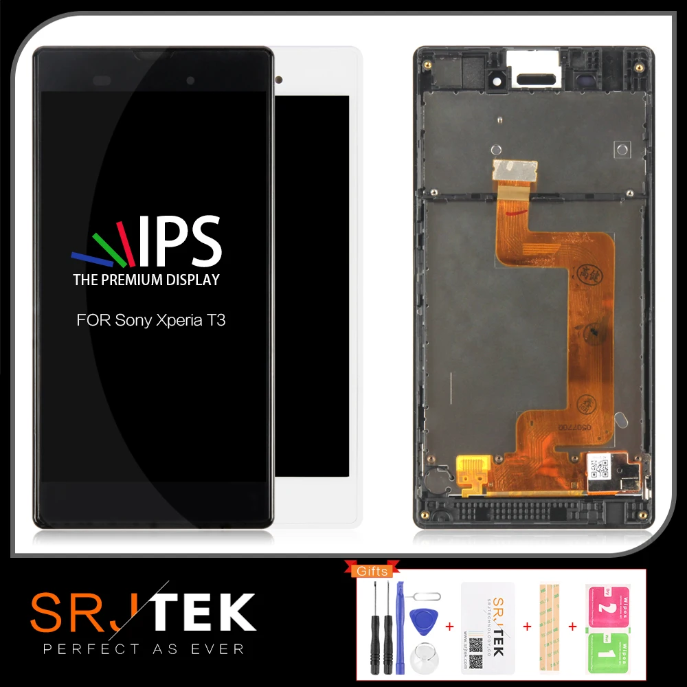 Протестированный 5 3 дюймовый дисплей для SONY Xperia T3 M50W D5103 сенсорный экран