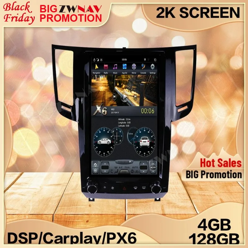 128G экран Теслы для Infiniti FX FX35 FX25 FX37 FX50 2009 2010 2011 2012 2013 2014 2015 Android GPS аудио рекордер