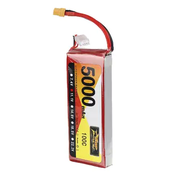 

ZOP Power 11.1V 5000mAh 100C 3S Lipo Battery XT60 Plug for RC Quadcopter Car Airplane RC Drone FPV