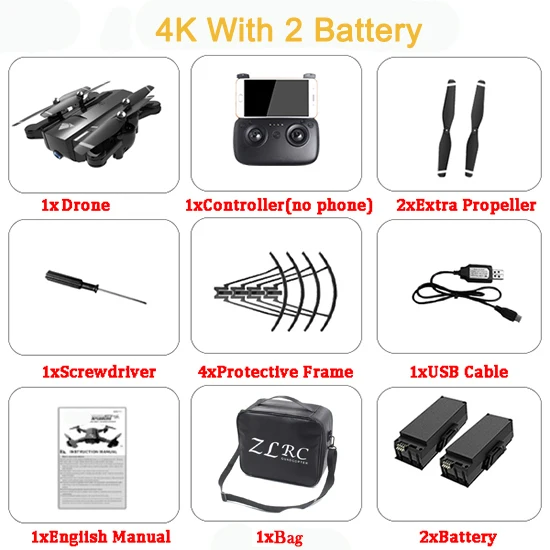 Sg900 X192 Квадрокоптер с 720 p/4 K Hd камерой вертолет Gps фиксированная точка Wifi Fpv дроны следуем за мной режим Vs H501S SG900S SG106 - Цвет: 4K Black 2B Bag