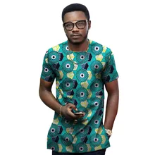 African Print Shirt Mens O-neck Dashiki Shirts Short Sleeve Ankara Tops Custom Made Men's Outfit African Print Shirt Mens O-neck Dashiki Shirts Short Sleeve Ankara Tops Custom Made Men's Outfit