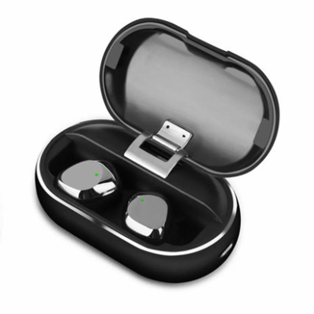 

X26 Bluetooth headset wireless binaural headset BT5.0 in-ear plating metal deep bass HiFi noise reduction touch earphone