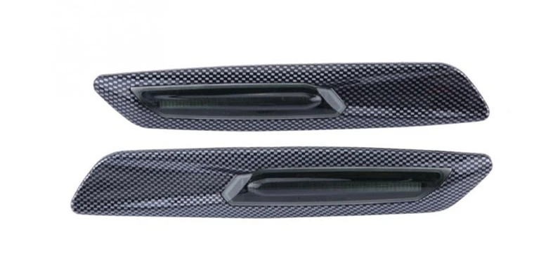 Светодиодный поворотник из углеродного волокна для BMW E60 E61 E81 E82 E88 E90 E91 E92 E93 желтый