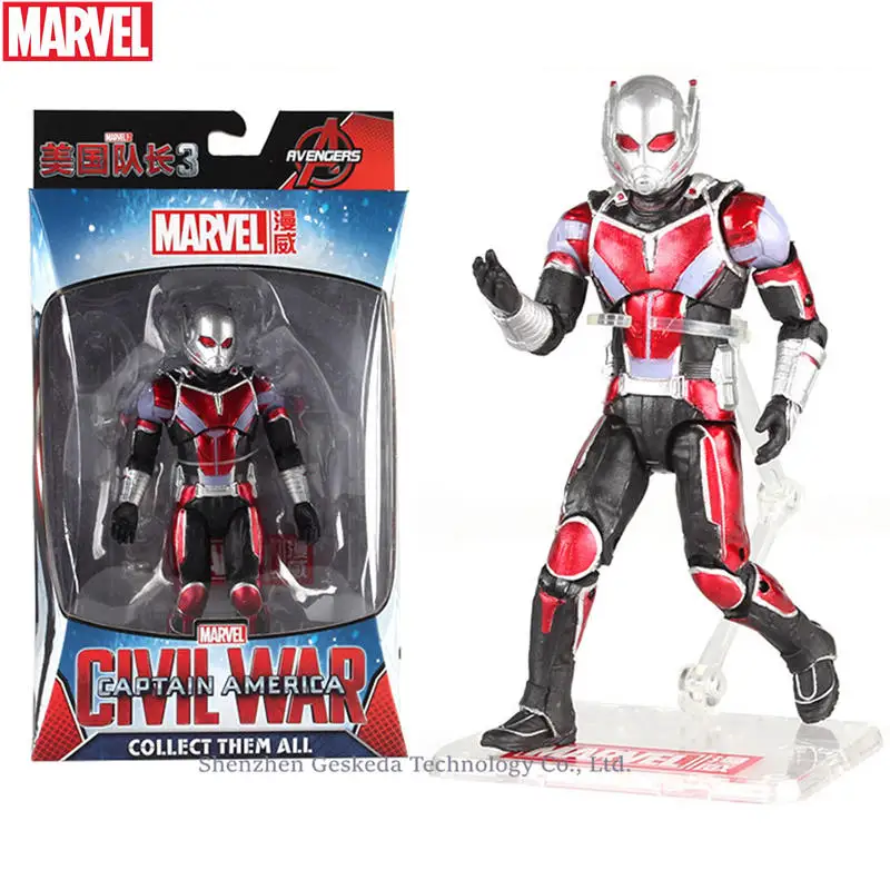Hasbro игрушки Marvel The Avenger Endgame 17 см супер фигурка супергероя Тор Алая ведьма Росомаха Человек-паук Железный человек фигурка игрушки куклы - Цвет: Ant man