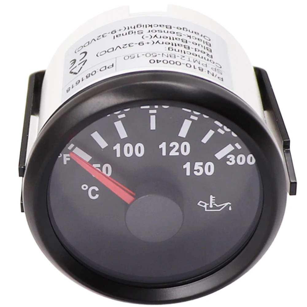 2'' 52mm Oil Temperature Gauge Temp Gauges Meter Instrument for
