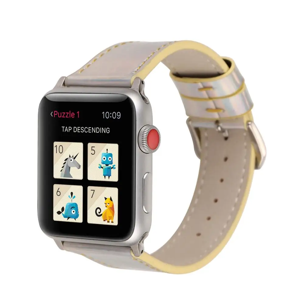 Для Apple Watch 5 4 3 2 ремешок кожаный ремешок для часов 38 мм 42 мм 40 мм 44 мм браслет на запястье ремешок для iwatch 4 3 2 серия 4 ремешок
