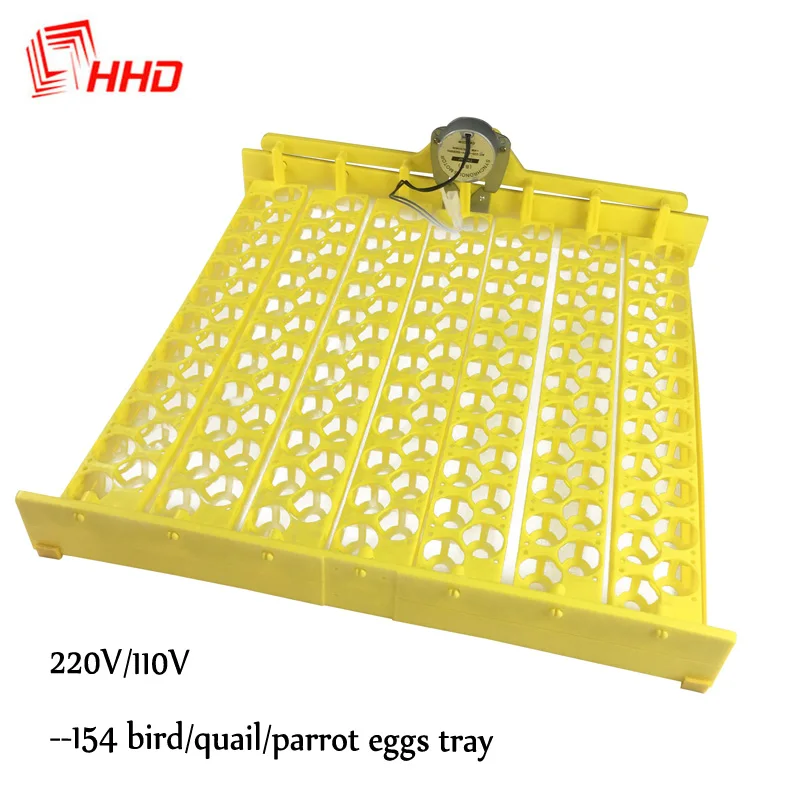 

Cheap price 154 plastic bird eggs tray incubator accessory Automatic Motor turn egg hatch for Quail Parrot Pigeon Bird Snake egg