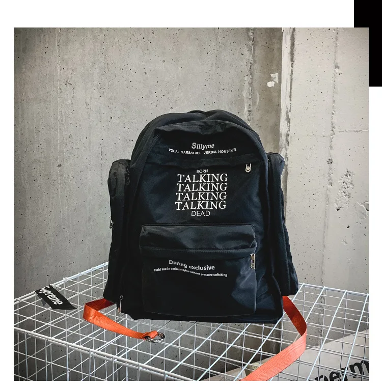 Женский рюкзак, школьные сумки, рюкзак Mochilas, для девочек-подростков, в консервативном стиле, с мини-буквами