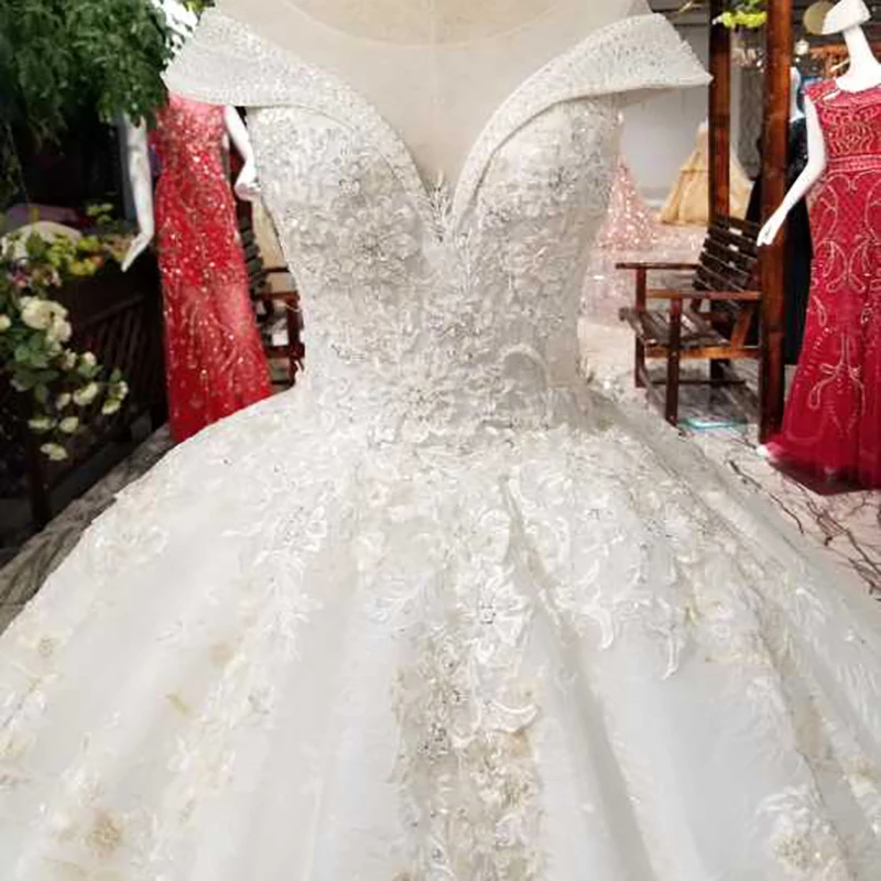 LS92440 свадебное платье с кружевом2018 новый дизайн мантии белой органзы кружевами