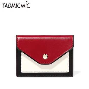 

2020 Women Wallets Ladies Short Casual Buckle Small Card Bag Soft Leather Pocket Small Wallets Card Bag Purse Fashion Carteira
