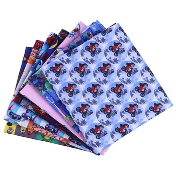 

50*140Cm Cartoons Patroon Polyester Katoen Patchwor Gedrukt Voor Tissue Kids Home Textiel Voor Naaien Pop Jurk gordijn
