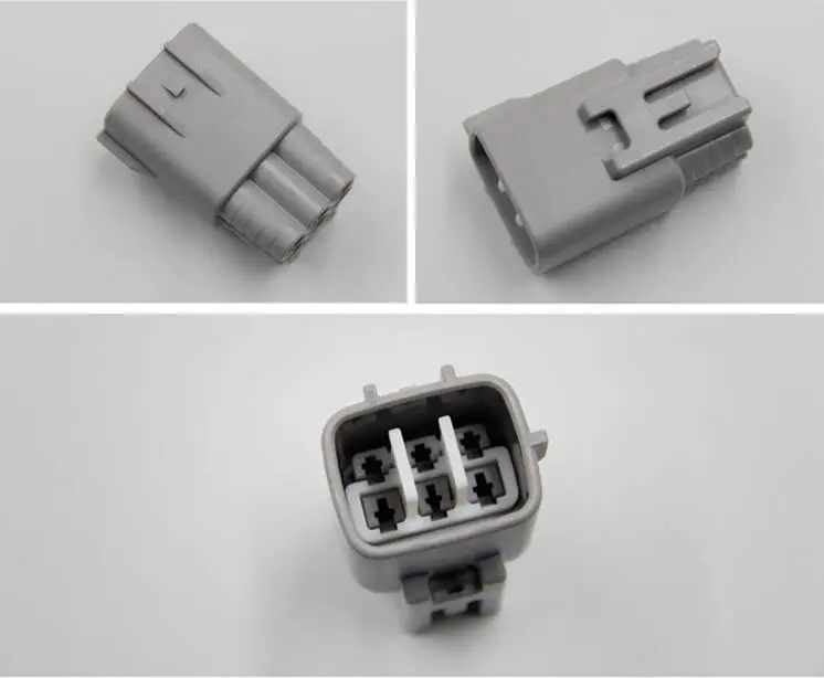 

5/10/20/50/100pcs/lot 6 Pin/Way Male Accelerator Pedal Wire Harness Connector Common Rail Sensor Plug For Toyota 6188-0175