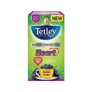 

Tetley Super Grüne Herz Waldfrüchte Teebeuteln 20 Pro Packung - Packung mit 4