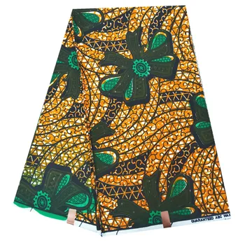 

African Cotton Real Printed Wax Fabric 2020 High quality New Ankara Print Fabric Nigerian Veritable Wax Fabric For Wedding Dress