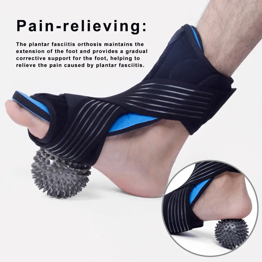  Plantar Fasciitis Night Splint Foot Orthosis Support Adjustable Foot Ankle Support Stabilizer Massa