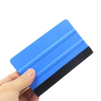 

1X Vinyl Wrap Film Card Squeegee Car Foil Wrapping Suede Felt Scraper Window Tint Tools Auto Styling Sticker Car Accessories