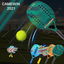 2021 New Outdoor Sports Carbon Fiber EVA Foam Core Beach Racket Adult Panel Racket Men's and Women's General Panel Tennis Racket