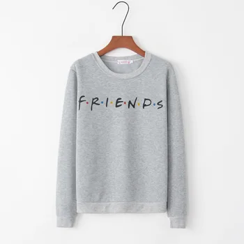 

Printed friends 2020 New Design Hot Sale Hoodies Sweatshirts Women Casual Kawaii Harajuku Sweat Girls European Tops Korean