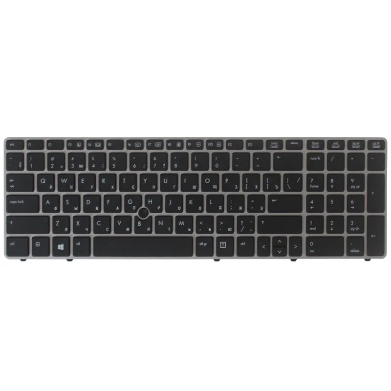 Teclado Russo para hp Elitebook Teclado Portátil com o Mouse Pole 8560p 8570p 8560b 6560b 6565b 6560p 701986251 Novo - Imagem 2