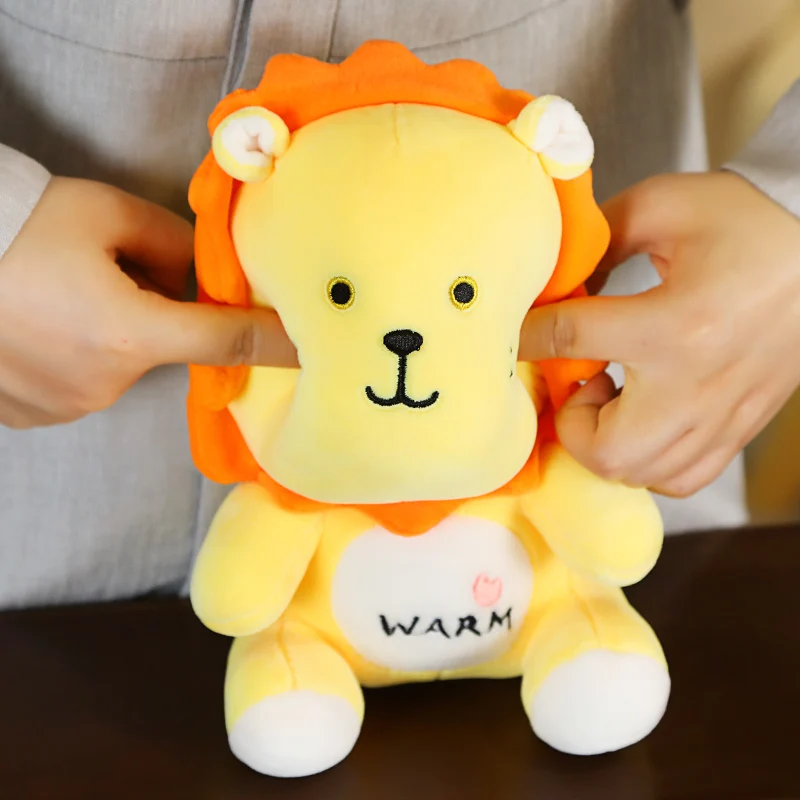 warm appease sunshine lion plush