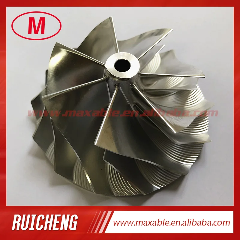 GTX3584 451470-0001 66,30/84,00 мм 7+ 7 лезвий Турбокомпрессор заготовка/фрезерный/алюминий 2618 колеса компрессора для гонок