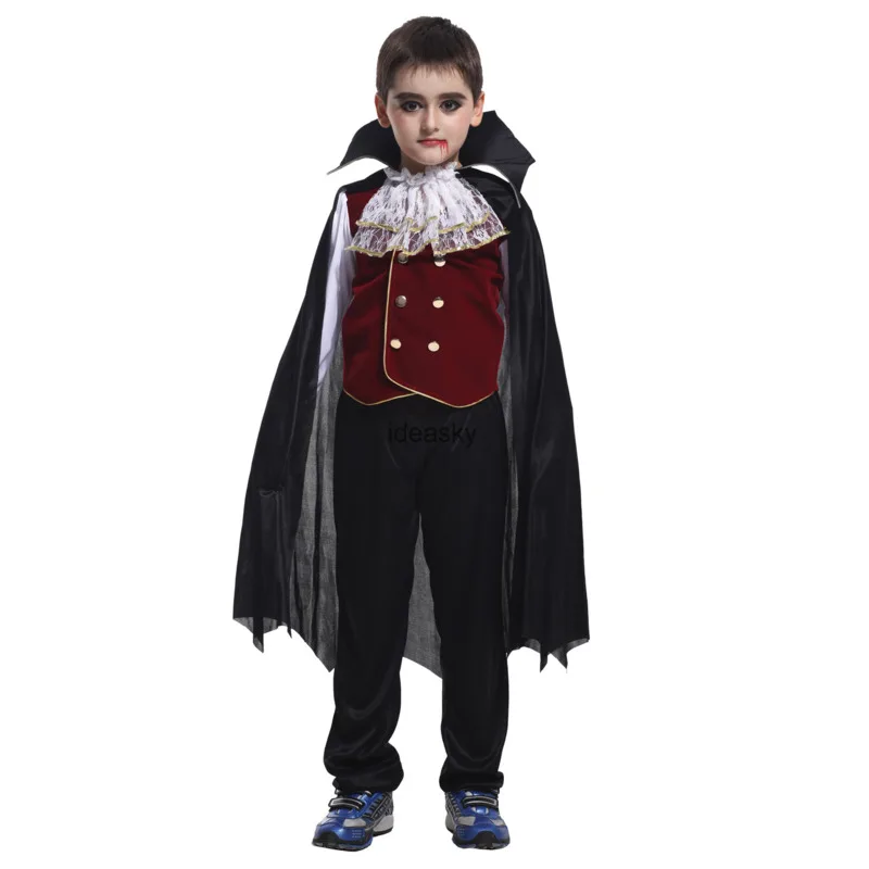 Fantasia De Halloween Infantil Rainha Drácula Vampira 6 A 16