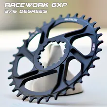 Бесплатно deliv RACEWORK Fahrrad кеттенблат 32 34 36 38t Engen Breite Fahrrad кеттенблат мех GXP XX1 XO CNC AL7075 KurbelFahrrad