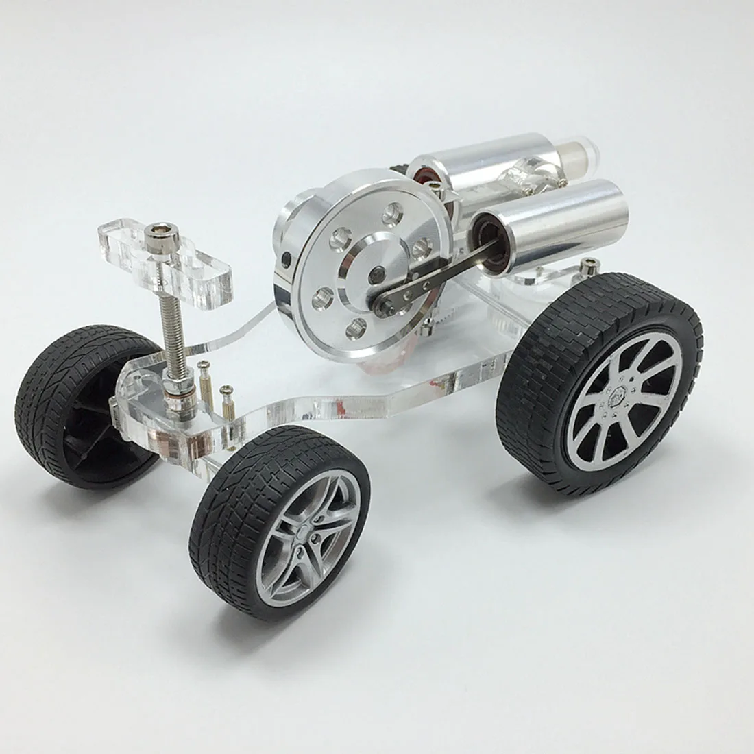 

Tank Type Stirling External Gas Turbine Engine Model Stirling Physical Experiment Engine With Advanced Rubber Wheel For Children