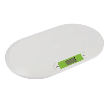 

Scales for children LuazON LVE-25, up to 20 kg, lcd display, 2 * AAA (not included), auto power off, white 364041